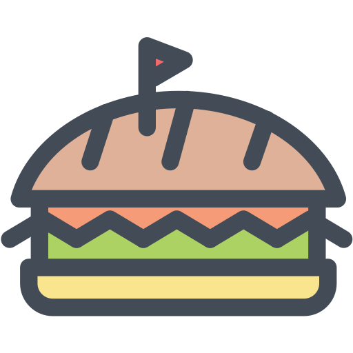 Burger, cheeseburger, fast food, food, junk food icon